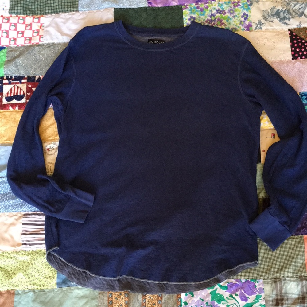 Goodlife blue long sleeve tee